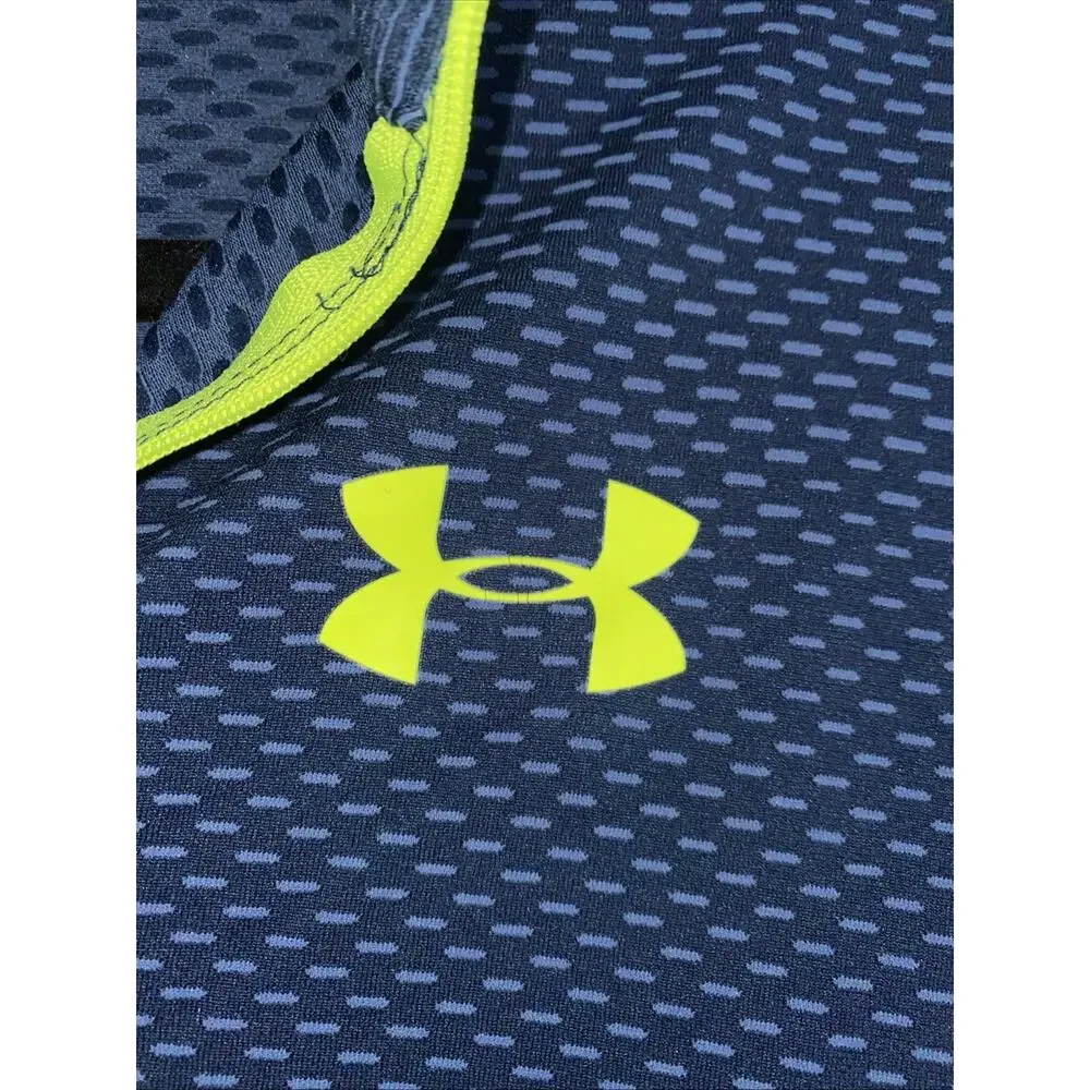 Under Armour HeatGear 1/4 Zip Pullover Navy Youth XL Long Sleeve YXL Boys